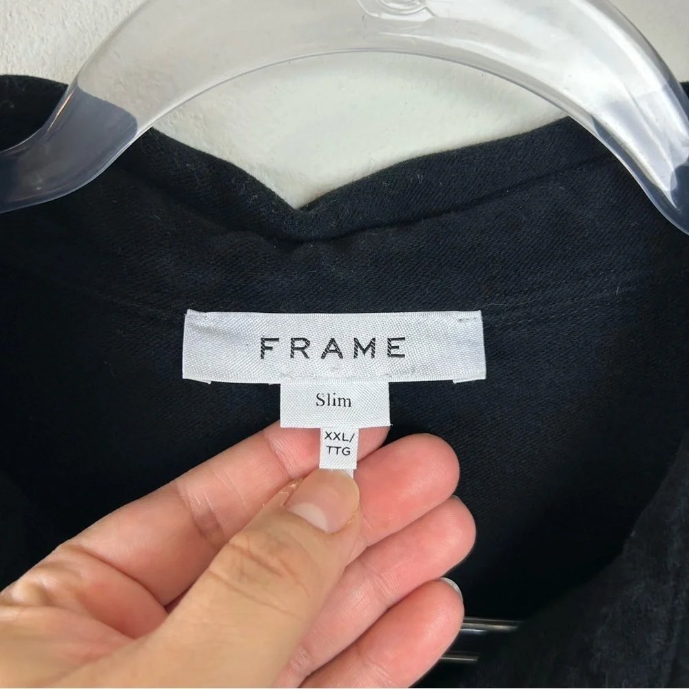 FRAME Men's Long Sleeve cotton single pocket button down slim fit size: XXL - Picture 6 of 10